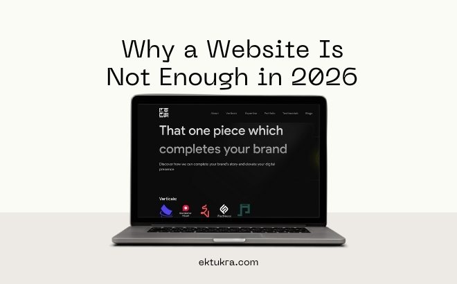 why a website is not enough for business in 2026