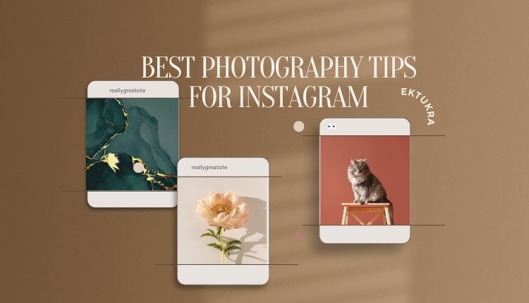 best photography tips for instagram using natural light and clean background