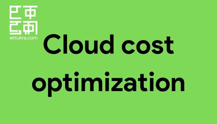 Cloud cost optimization